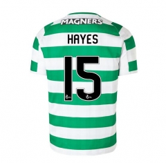 18-19 Celtic Home Hayes 15 Soccer Jersey Shirt