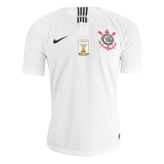 18-19 Match Version SC Corinthians Home White Soccer Jersey Shirt