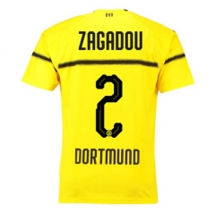 18-19 Borussia Dortmund Zagadou 2 Cup Home Soccer Jersey Shirt