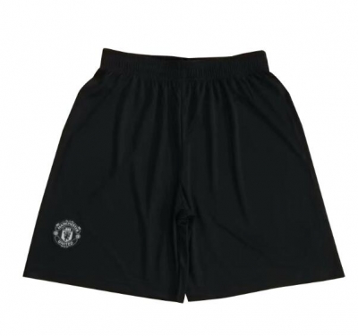 18-19 Manchester United EA Black SPORTS Soccer Shorts