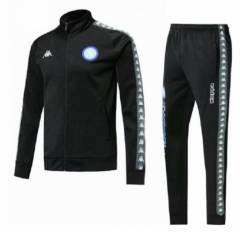 18-19 Napoli Black Training Suit (Jacket+Trouser)