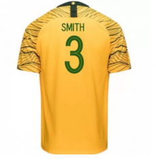 Australia 2018 FIFA World Cup Home Brad Smith Soccer Jersey Shirt