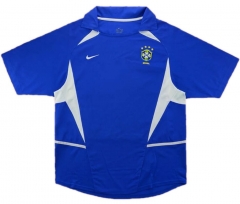 Retro Shirt 2002 Brazil Kit Away Soccer Jersey