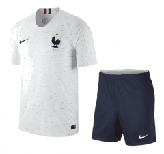 France 2018 World Cup Away Soccer Jersey Uniform (Shirt + Shorts)