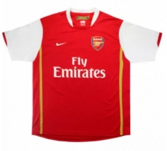 Retro 06-07 Arsenal Home Soccer Jersey Shirt
