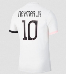 UCL Printng NEYMAR JR #10 21-22 PSG Away Soccer Jersey Shirt