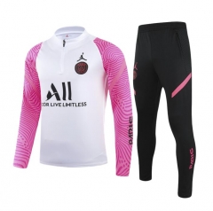 21-22 PSG White Pink Training Top and Pants