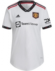 Women 22-23 Manchester United Away Soccer Jersey Shirt
