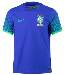 Player Version Brazil 2022 World Cup Away Soccer Jersey Shirt