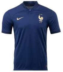 2022 World Cup France Home Soccer Jersey Shirt