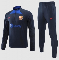 22-23 Barcelona Navy Training Sweatshirt and Pants