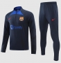 22-23 Barcelona Navy Training Sweatshirt and Pants