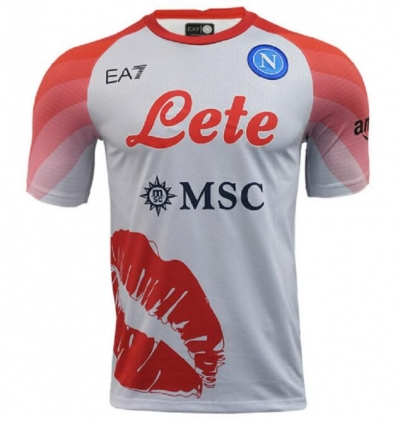 22-23 Napoli Valentine's Day Soccer Jersey Shirt