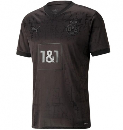 22-23 Dortmund All Black Cheap Replica Special Soccer Jersey Shirt