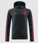 22-23 Flamengo Black Red Windbreaker Jacket