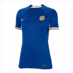 Women 23-24 Chelsea Home Replica Soccer Jersey Shirt