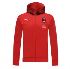 AC Milan 2019/20 Red Hoodie Jacket