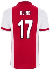 Daley Blind 17 Ajax 20-21 Home Soccer Jersey Shirt