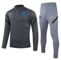 20-21 Inter Milan Grey Training Top and Pants