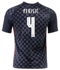 IVAN PERIŠIĆ #4 2020 EURO Croatia Away Cheap Soccer Jerseys Shirt