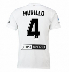 18-19 Valencia MURILLO 4 Home Soccer Jersey Shirt