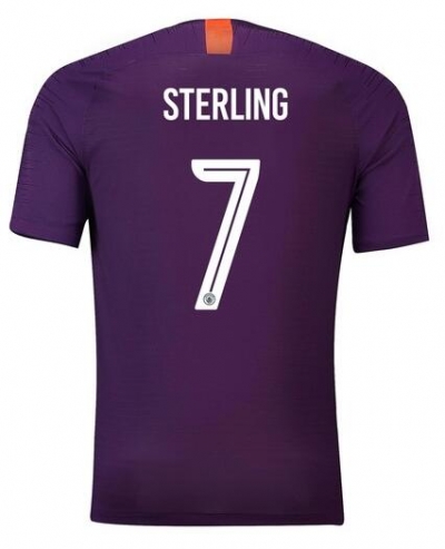 18-19 Manchester City Sterling 7 UCL Cup Third Soccer Jersey Shirt