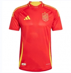 Player Version 2024 Euro Cup Spain Home Soccer Jersey Shirt