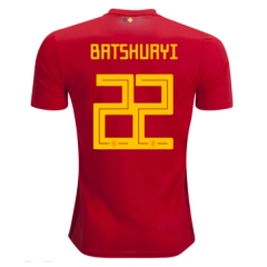 Belgium 2018 World Cup Home Michy Batshuayi #22 Soccer Jersey Shirt