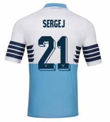 18-19 Lazio SERGEJ 21 Home Soccer Jersey Shirt