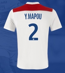 18-19 Olympique Lyonnais Y.MAPOU 2 Home Soccer Jersey Shirt