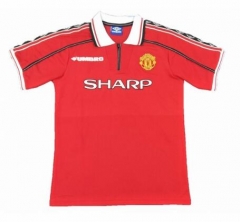 Manchester United 1998-1999 Home Retro Soccer Jersey Shirt