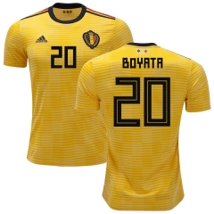 Belgium 2018 World Cup Away DEDRYCK BOYATA 20 Soccer Jersey Shirt