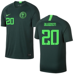 Nigeria Fifa World Cup 2018 Away Awaziem 20 Soccer Jersey Shirt