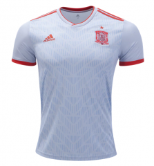 Spain 2018 World Cup Away Soccer Jersey Shirt