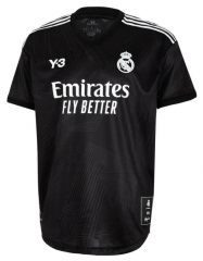 Player Version 21-22 Real Madrid Kit Yohji Yamamoto Fourth Soccer Jersey