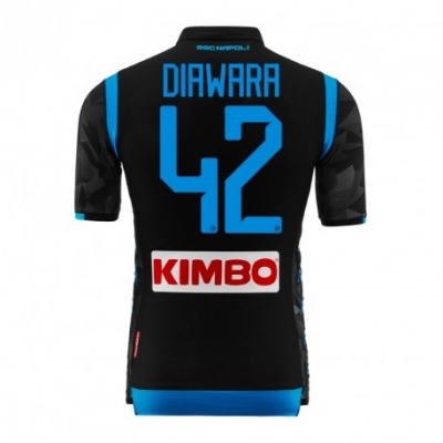 18-19 Napoli DIAWARA 42 Away Soccer Jersey Shirt
