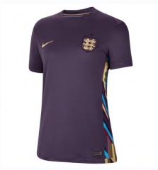 Women 2024 Euro Cup England Away Soccer Jersey Shirt