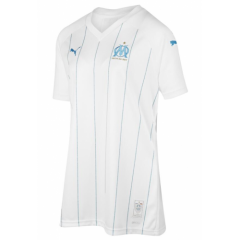 Women 19-20 Olympique de Marseille Home Soccer Jersey Shirt