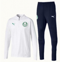 19-20 Palmeiras Training Kits White Sweatshirt + Pants