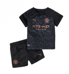 Children 20-21 Manchester City Away Soccer Suits