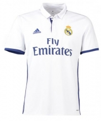 Retro Real Madrid 16-17 Home Soccer Jersey Shirt