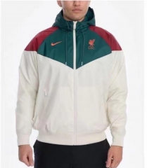 21-22 Liverpool White Windbreaker Jacket