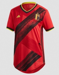 Women 2020 Euro Belgium Home Soccer Jersey Shirt