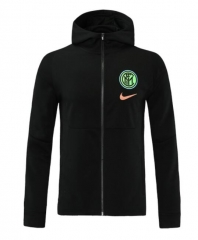 21-22 Inter Milan Black Hoodie Jacket