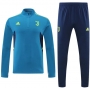 22-23 Juventus Blue Training Sweatshirt and Pants