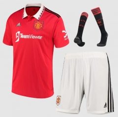 22-23 Manchester United Home Soccer Full Kits
