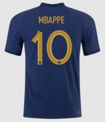 Mbappe #10 Player Version 2022 World Cup France Home Soccer Jersey Shirt