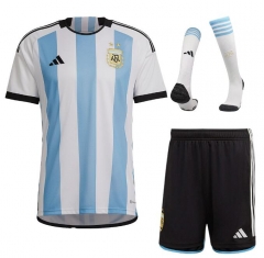 2022 World Cup Argentina Home Soccer Full Kits