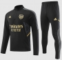 22-23 Arsenal Black Training Sweatshirt and Pants