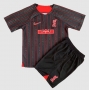 LeBron James Children 22-23 Liverpool Black Red Replica Training Kit